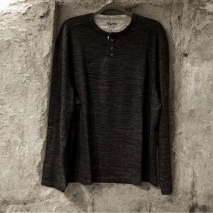 NWT Woody’s Retro Lounge Men’s Big & Tall Long Sleeve Henley
